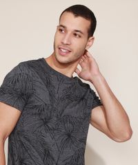 Camiseta-Masculina-Estampada-Folhagem-Maga-Curta-Gola-Careca-Cinza-Mescla-Escuro-9961031-Cinza_Mescla_Escuro_5