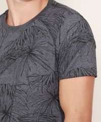 Camiseta-Masculina-Estampada-Folhagem-Maga-Curta-Gola-Careca-Cinza-Mescla-Escuro-9961031-Cinza_Mescla_Escuro_6