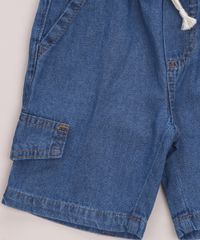 Bermuda-Jeans-Infantil-Cargo-com-Bolsos-Azul-Medio-9964613-Azul_Medio_4