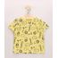 Camiseta-Infantil-Estampado-de-Animais-Manga-Curta-Gola-Careca-Amarela-9963736-Amarelo_1