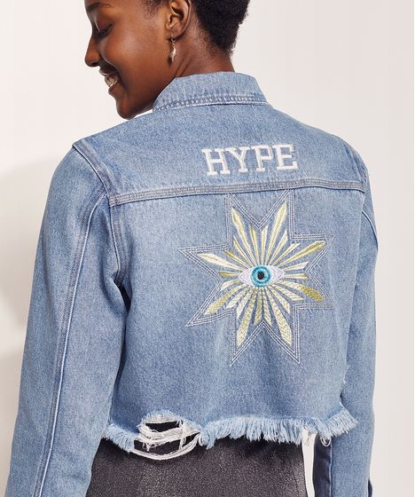 jaqueta jeans hype