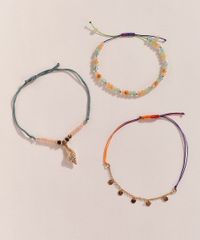 Kit-de-3-Tres-Pulseiras-Femininas-Hype-Beachwear-Concha-e-Micangas-Multicor-9960270-Multicor_1