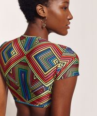 Biquini-Top-Cropped-Hype-Beachwear-Estampado-Geometrico-com-Tule-Manga-Curta-Protecao-UV50--Multicor-9963031-Multicor_2