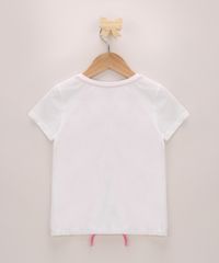 Blusa-Infantil-Minnie-com-Amigos-e-Brilho-Manga-Curta-Decote-Redondo-Off-White-9956981-Off_White_3