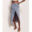 Saia-Jeans-Feminina-Hype-Beachwear-Midi-com-Fenda-e-Cinto-Azul-Medio-9970326-Azul_Medio_1