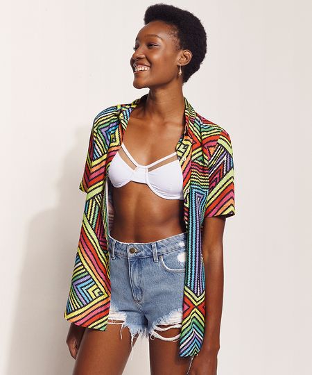 Camisa-Feminina-Hype-Beachwear-Longa-Estampada-Olho-Estrelado-Manga-Curta-Multicor-9962514-Multicor_1