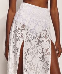 Saia-de-Renda-Feminina-Hype-Beachwear-Longa-com-Fendas-e-Forro-Off-White-9962412-Off_White_6
