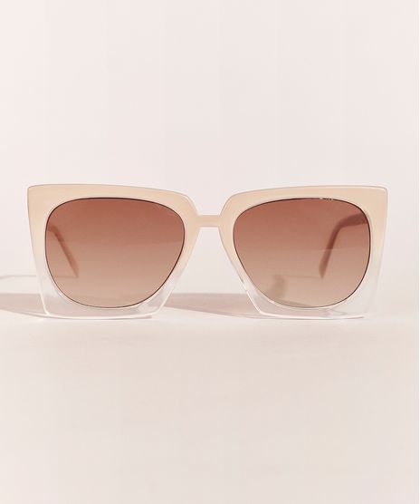 Oculos-de-Sol-Quadrado-Feminino-Feline-Bege-9966409-Bege_1