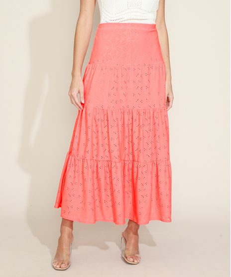 Saia-de-Laise-Feminina-Midi-com-Recortes-Rosa-9954534-Rosa_1