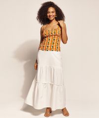 Regata-Feminina-EMI-Beachwear-Estampada-Picnic-com-Franzido-Alca-Fina-Decote-Redondo-Laranja-9964272-Laranja_3