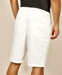 Bermuda-Masculina-Reta-com-Bolsos-Branca-9895026-Branco_2