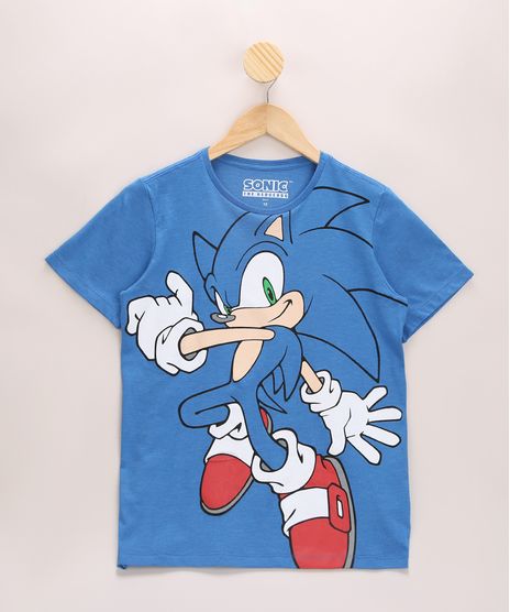 Camiseta-Infantil-Sonic-Manga-Curta-Gola-Careca-Azul-9970109-Azul_1