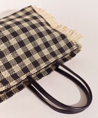 Bolsa-Feminina-Shopper-EMI-Beachwear-de-Palha-Xadrez-Preta-9960274-Preto_3