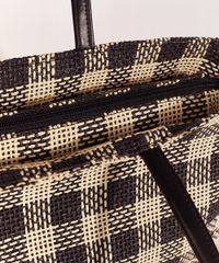 Bolsa-Feminina-Shopper-EMI-Beachwear-de-Palha-Xadrez-Preta-9960274-Preto_6