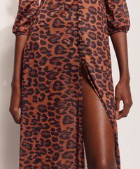 Saida-de-Praia-Hype-Beachwear-Longa-Estampada-Animal-Print-Onca-Manga-Bufante-Caramelo-9962763-Caramelo_4