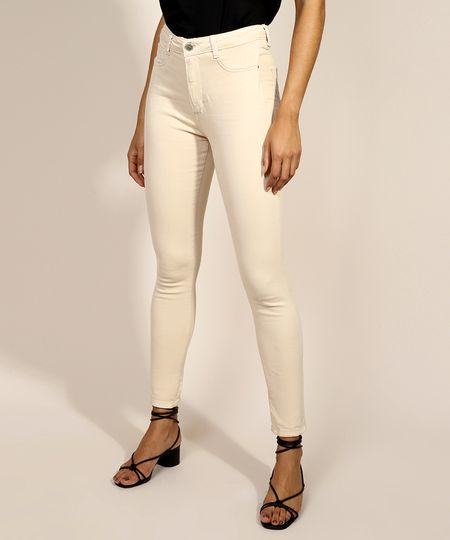 Calca-de-Sarja-Feminina-Sawary-Super-Skinny-Lipo-Cintura-Alta-Kaki-9980099-Kaki_1