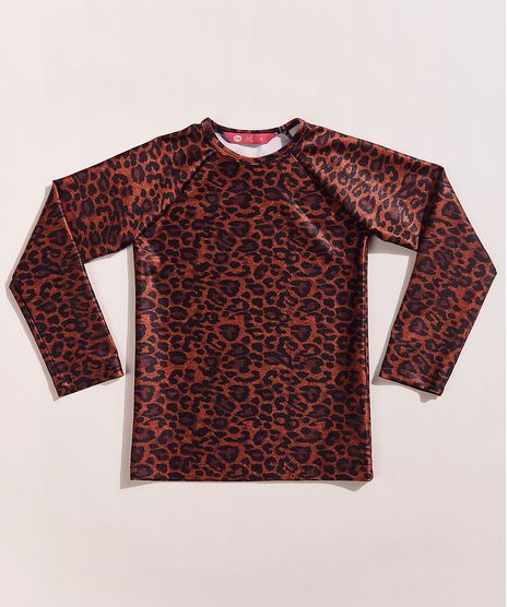 Blusa-de-Praia-Infantil-Hype-Beachwear-Estampada-Animal-Print-Onca-Manga-Longa-com-Protecao-UV50--Caramelo-9961615-Caramelo_1