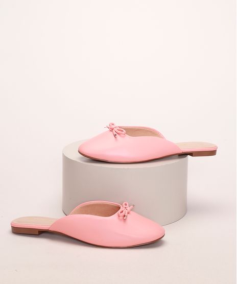 Mule-Feminino-Via-Uno-Bico-Redondo-com-Laco-Rosa-9971495-Rosa_1