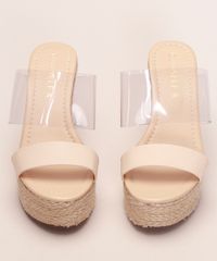 Tamanco-Feminino-Oneself-Plataforma-com-Tira-em-Vinil-Bege-9975012-Bege_5