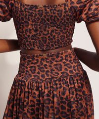 Saia-Feminina-Hype-Beachwear-Longa-Estampada-Animal-Print-Onca-com-Fenda-Caramelo-9962762-Caramelo_4