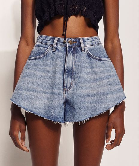 Short-Jeans-Feminino-Hype-Beachwear-Gode-Cintura-Super-Alta-Marmorizado-Azul-Claro-9972175-Azul_Claro_1