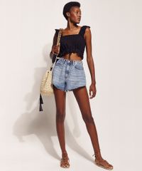 Short-Jeans-Feminino-Hype-Beachwear-Gode-Cintura-Super-Alta-Marmorizado-Azul-Claro-9972175-Azul_Claro_3