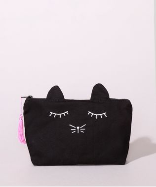 Necessaire-Feminina-Gatinho-Preta-9972774-Preto_1