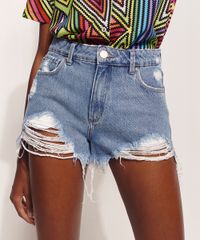 Short-Jeans-Feminino-Hype-Beachwear-Tal-Mae-Tal-Filha-Cintura-Super-Alta-Destroyed-com-Bordado-de-Olho-Azul-Medio-9970328-Azul_Medio_1