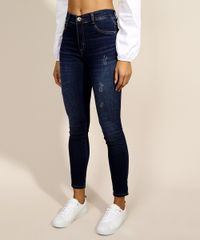 Calca-Jeans-Feminina-Super-Skinny-Sawary-Cintura-Alta-Azul-Escuro-9974660-Azul_Escuro_1