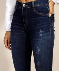 Calca-Jeans-Feminina-Super-Skinny-Sawary-Cintura-Alta-Azul-Escuro-9974660-Azul_Escuro_4