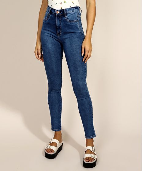 Calca-Jeans-Feminina-Sawary-Super-Skinny-Lipo-Cintura-Alta-Azul-Medio-9980096-Azul_Medio_1