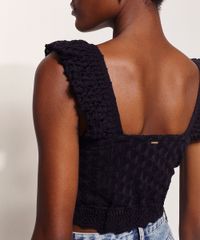 Top-Cropped-de-Trico-Feminino-Hype-Beachwear-com-Babado-na-Alca-Decote-Reto-Preto-9962218-Preto_2