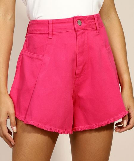Short-de-Sarja-Feminino-Sawary-Gode-Cintura-Super-Alta-com-Barra-Desfiada-Rosa-9974669-Rosa_1 Short-de-Sarja-Feminino-Sawary-Gode-Cintura-Super-Alta-com-Barra-Desfiada-Rosa-9974669-Rosa_1