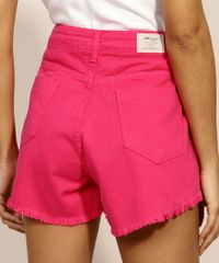 Short-de-Sarja-Feminino-Sawary-Gode-Cintura-Super-Alta-com-Barra-Desfiada-Rosa-9974669-Rosa_2