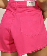Short-de-Sarja-Feminino-Sawary-Gode-Cintura-Super-Alta-com-Barra-Desfiada-Rosa-9974669-Rosa_6