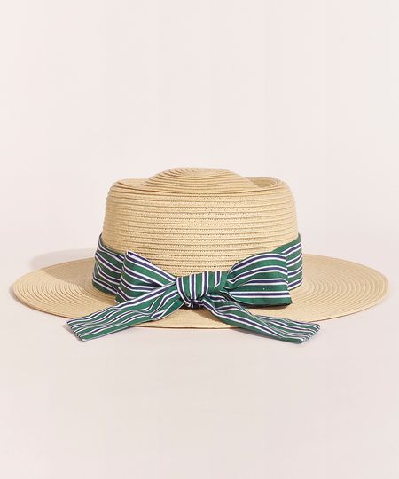 Chapeu-de-Palha-Feminino-Feline-com-Laco-Bege-9960280-Bege_1