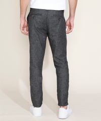Calca-de-Sarja-Masculina-Slim-com-Bolso-Chumbo-9968638-Chumbo_2