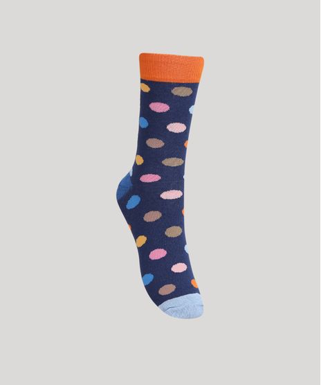 Meia-Masculina-Cano-Alto-Estampado-de-Poa-Multicor-9970162-Multicor_1