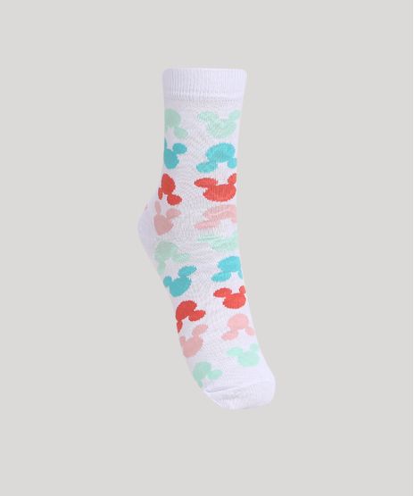 Meia-Feminina-Cano-Alto-Mickey-Estampado-Branca-9970901-Branco_1