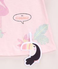 Blusa-Infantil-Tucano-e-Flamingo-com-Brilho-e-Babados-Manga-Curta-Decote-Redondo-Rosa-9967467-Rosa_4