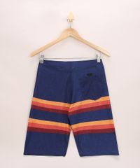 Bermuda-Surf-Juvenil-com-Listras-e-Bolsos-Azul-Escuro-9962945-Azul_Escuro_2