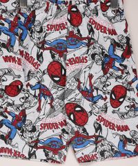 Pijama-Infantil-Homem-Aranha-Estampado-Manga-Curta-Cinza-Claro-9963719-Cinza_Claro_3