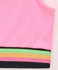 Top-Cropped-Juvenil-Canelado-Alca-Media-Decote-Reto-Rosa-Neon-9964151-Rosa_Neon_4