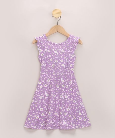 Vestido-Infantil-Estampado-Floral-com-Babado-Alca-Larga-Lilas-9966430-Lilas_1