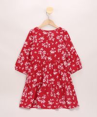 Vestido-Infantil-Estampado-Floral-Manga-3-4-Vermelho-9970677-Vermelho_2
