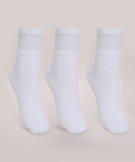 Kit-de-3-Meias-Masculinas-Trifil-Atoalhada-Cano-Medio-Branco-9974599-Branco_1