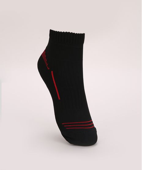 Meia-Masculina-Trifil-Hidroginastica-Cano-Medio-com-Listras-e-Sola-Antiderrapante-Preta-9974604-Preto_1