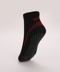 Meia-Masculina-Trifil-Hidroginastica-Cano-Medio-com-Listras-e-Sola-Antiderrapante-Preta-9974604-Preto_2