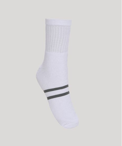 Meia-Masculina-Trifil-Esportiva-com-Listras-Cano-Medio-Branca-9974608-Branco_1