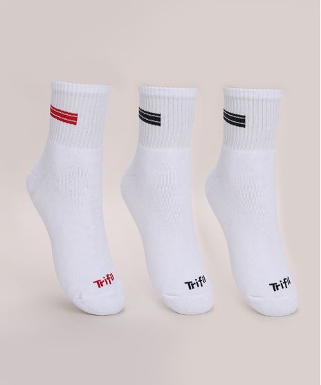 Kit-de-3-Meias-Masculinas-Trifil-Esportiva-Cano-Medio-Branco-9974589-Branco_1
